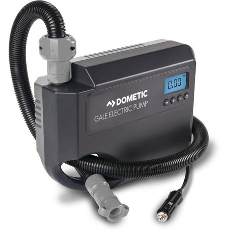 Pompe électrique 12 V pour auvent gonflable - DOMETIC - Gale Electric Pump - Câble avec prise allume-cigare - 6 adaptateurs