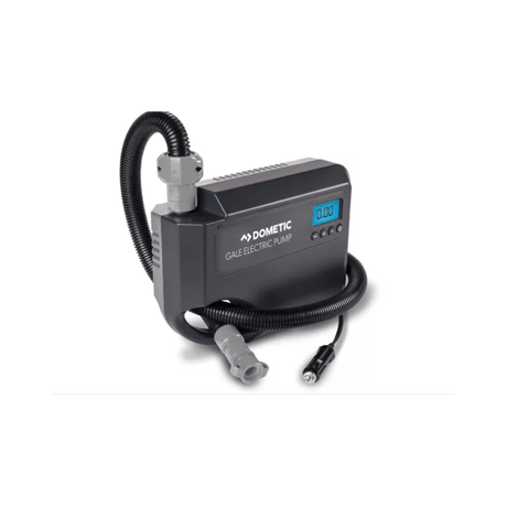 Pompe électrique 12 V pour auvent gonflable - DOMETIC - Gale Electric Pump - Câble avec prise allume-cigare - 6 adaptateurs