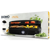 Barbecue électrique DOMO - Grill de table DO9260G - Surface de cuison 50 x 25cm - 2200W