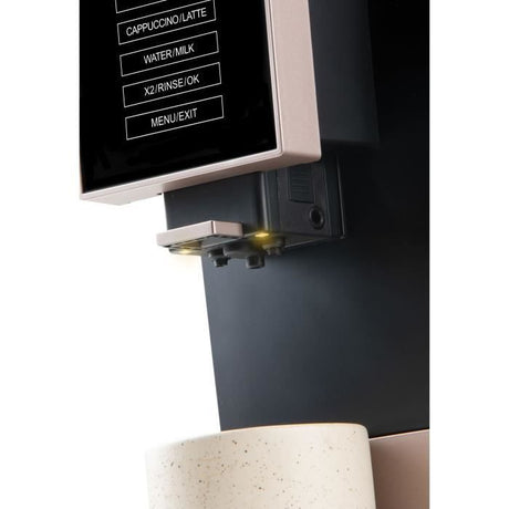 Machine a expresso automatique avec broyeur DOMO DO743K – 19 bar – 6 recettes café – 1350 W – Noir