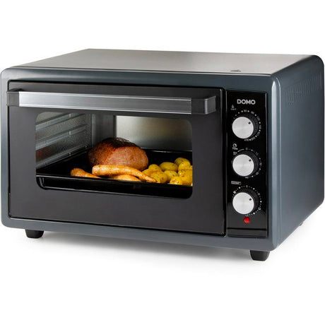 Four électrique multifonction XXL - DOMO - DO808GO 6 50 L - Noir - 2000 W- Jusqu'a 230° - Minuterie 90 min - 4 fonctions de chaleur