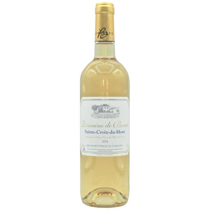 Domaine de Baure 2025 Sainte-Croix-du-Mont - Vin blanc de Bordeaux