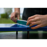 Set mini table de ping pong - SCHILDKRÖT - Mini-table 68x33x9 cm - 2 mini-raquettes PVC - Balle ABS - Filet - Table pliable
