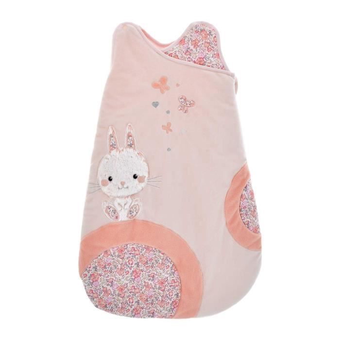 Gigoteuse - DOMIVA - Lapinou - Rose - 0-6 mois - Chaude et douce