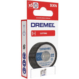 Lot de 5 disques DREMEL S476 EZ SpeedClic pour découper les plastiques et PVC - Ř 38mm, épaisseur 1,2mm