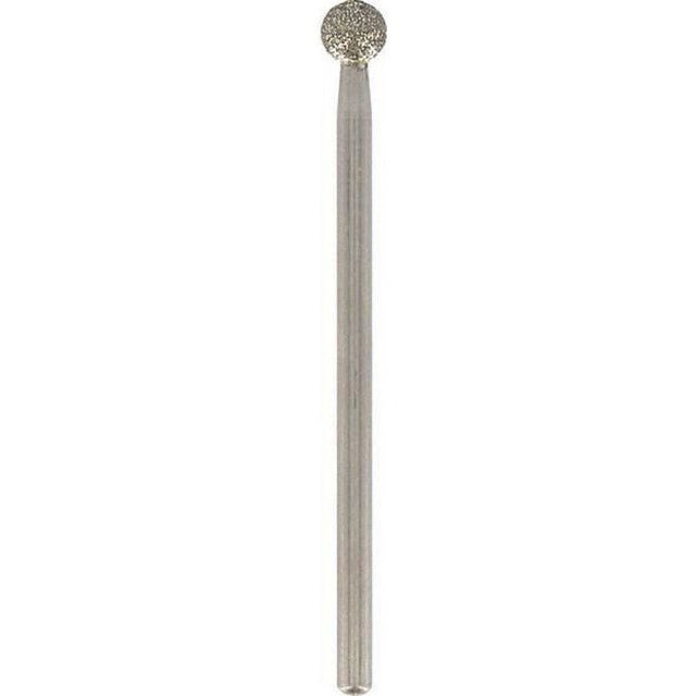 DREMEL - Lot de 2 pointes diamantées 4,4mm 7105 - Pour bois, céramique, verre et pierres semi-précieuses