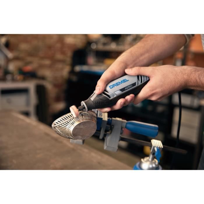 Outil rotatif multifonction DREMEL - filaire 4250-3/45 - 45 accessoires + 3 adaptations - F0134250JF