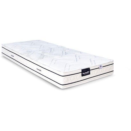 Matelas 180x200 marque DUNLOPILLO - Hauteur 20 cm Ressorts ensachés - Dunloflex - 5 zones - Soutien Equilibré - Fabriqué en France