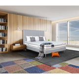 Matelas 90x190 marque DUNLOPILLO - Hauteur 21 cm Latex - Aération naturelle - 7 zones-  Soutien Équilibré - Fabriqué en France