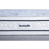 Ensemble matelas sommier  90x200 marque DUNLOPILLO - Hauteur 20 cm - Ressorts ensachés -5 zones - Equilibré - Fabriqué en France