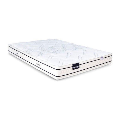 Ensemble matelas sommier  160x200 marque DUNLOPILLO - Hauteur 20 cm - Ressorts ensachés -5 zones - Equilibré - Fabriqué en France