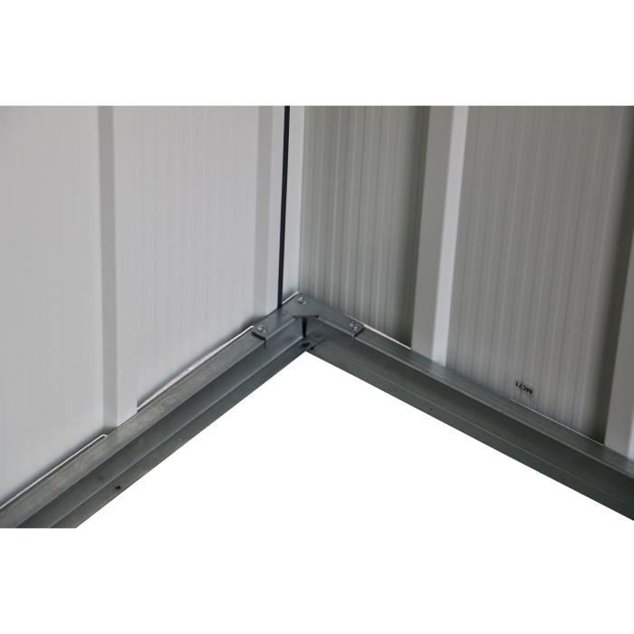 Abri de jardin - Métal - DURAMAX - 2,47 m˛ - 0,33 mm - Anthracite - DUECO64PR