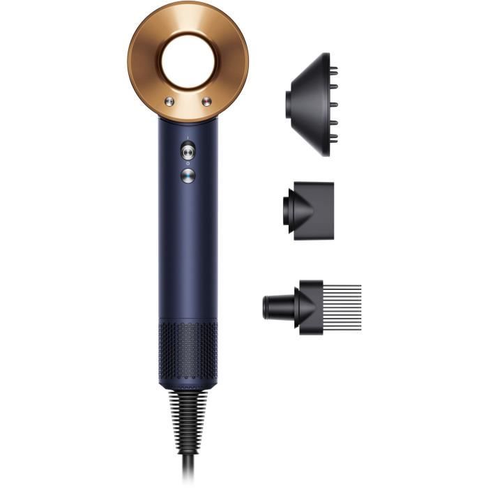 DYSON - Seche-cheveux - Supersonic - Cheveux bouclés a frisés - Bleu de prusse cuivré - 1600 W