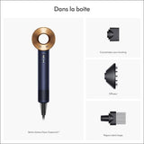 DYSON - Seche-cheveux - Supersonic - Cheveux bouclés a frisés - Bleu de prusse cuivré - 1600 W
