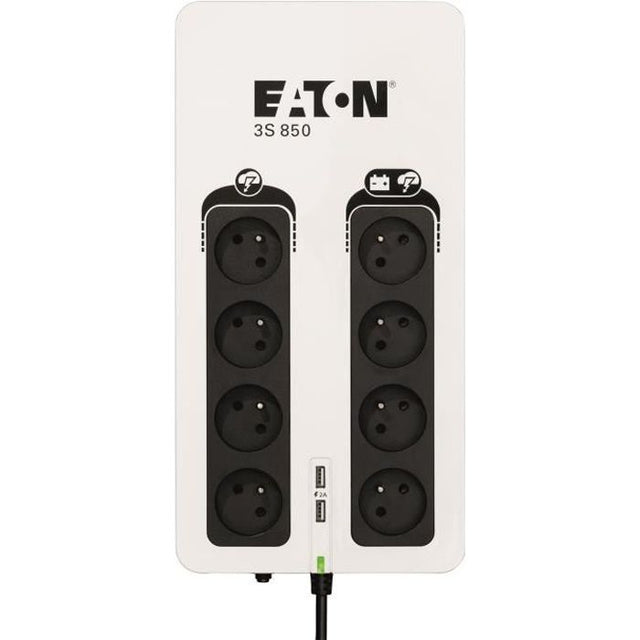 Onduleur Eaton 3S Gen 2 FR - 850VA (Blanc/Noir)