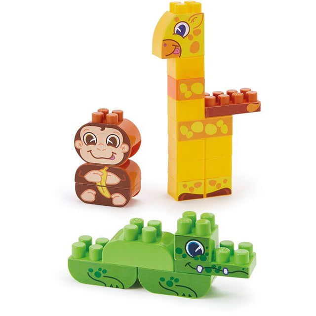 ECOIFFIER Abrick 1445 - Baril Jungle 70 Pieces - Abrick - 18 mois - Un maximum de combinaisons