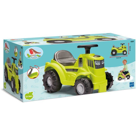 ECOIFFIER Jardin 4351 - Porteur Tracteur 51,5 cm - 12-36 mois - le Futur Meilleur Ami de votre Enfant
