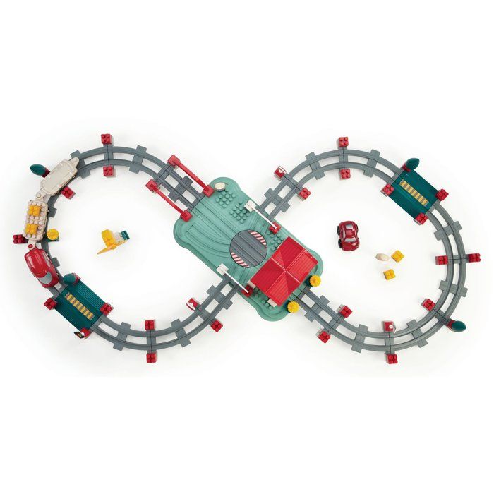 Baril circuit train - ECOIFFIER - 140 pcs - Des 18 mois
