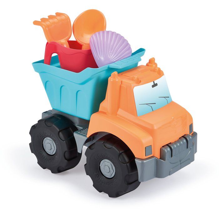 Camion plage garni - ECOIFFIER - 33 cm - Accessoires inclus - Pour enfants a partir de 18 mois