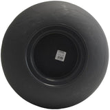 Pot de fleurs Rond 50 cm - EDA - Volcania Up - 67 L - Intérieur/Extérieur - Décor Pierre - Ř 48,5 x H. 46,2 cm - Gris Anthracite