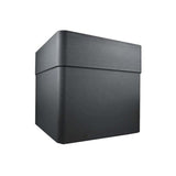 Bac a fleurs Carré 40 cm - EDA - CAREL - 26 L - Avec roulettes - Extérieur ou intérieur - 39 x 39 x H.39 cm - Gris Anthracite