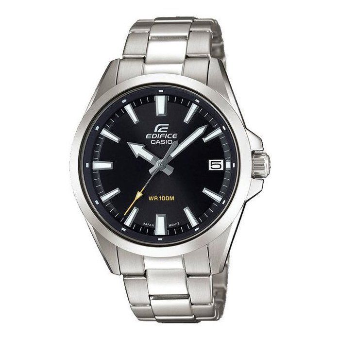 Montre en acier inoxydable EDIFICE CASIO - Gris - Quartz - Verre minéral - Analogique