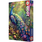 Puzzle - EDUCA - Jardin de Paons - 1000 pieces - 68x48 cm - Pour adultes a partir de 12 ans