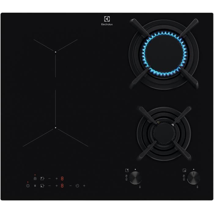 Plaque de cuisson mixte - ELECTROLUX - KDI640713K - 4 foyers - 59 x 52 cm - Noir