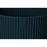 ELHO Pot de fleurs Rond VIBES - Ř22 x H20,16 cm - Plastique - Bleu Foncé