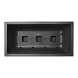 ELHO Bac a fleurs Vivo Next Long 80 - L 78 x W 39 x H 38 cm - Intérieur,Extérieur - 100% recyclé - Noir