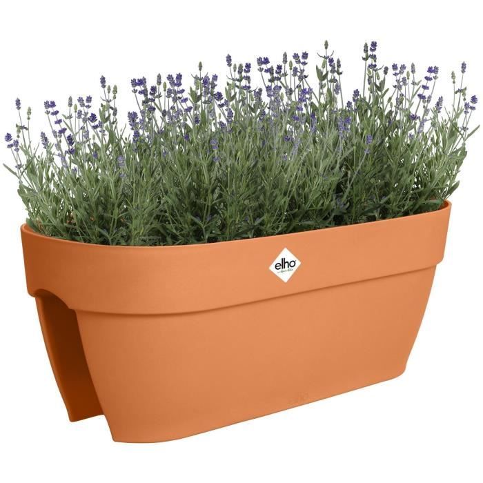 ELHO Balconniere Vibia Campana Flower Bridge 60 - Marron - L 26 x W 59 x H 22 cm - Balcon/Extérieur - 100% recyclé