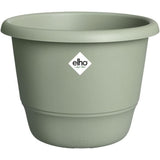 ELHO Pot de fleurs Amiga Rond 25 - Vert - Ř 24.5 x H 18 cm - Extérieur - 100% recyclé