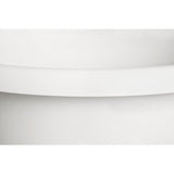 ELHO Pot de fleurs Amiga Rond 47 - Blanc - Ř 47 x H 35 cm - Extérieur - 100% recyclé