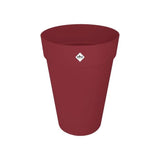 ELHO Pot de fleurs Loft Urban Rond - Haut 42 - Rouge - Ř 42 x H 56 cm - Extérieur - 100% recyclé