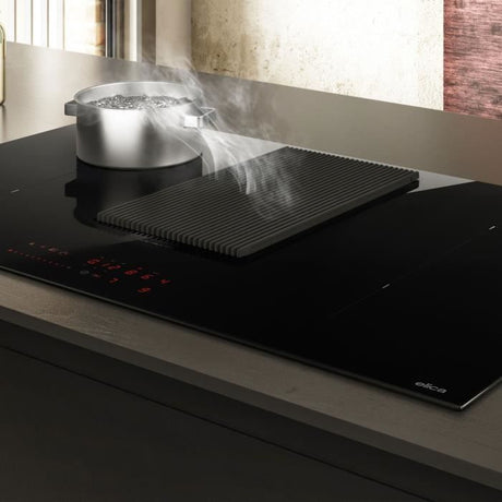 Table induction aspirante - ELICA - NIKOLATESLA PRIME S BL/A/83 - 4 zones de cuisson - Largeur 83 cm - Classe A