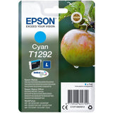 EPSON Cartouche d'encre T1292 Cyan - Pomme  (C13T12924012)