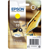 Cartouche d'encre EPSON 16 Jaune - Technologie d'impression Jet d'encre - Rendement jusqu'a 165 pages