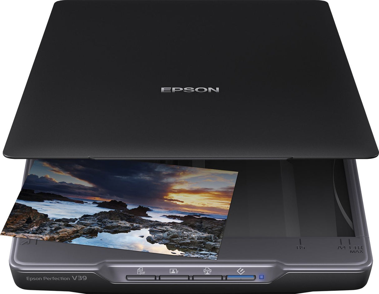 Scanner a plat EPSON Perfection V39II A4 - Noir - 4800 ppp - USB 2.0