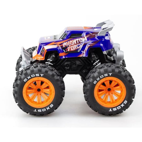 Voiture Télécommandée - EXOST - Phantom Force 1:16 - 10 km/h - 28 -5 cm - violet et orange - des 5 ans