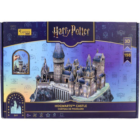 Puzzle 3D - Château de Poudlard - EXPLORA - 540302 - Licence Harry Potter - 197 pieces - Des 8 ans