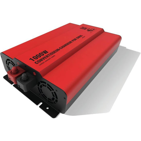 Convertisseur-chargeur - EZA - Pur Sinus 1000 W - Onde sinusoidale pure - Chargeur 20 A - MPS automatique - Commande déportée LED