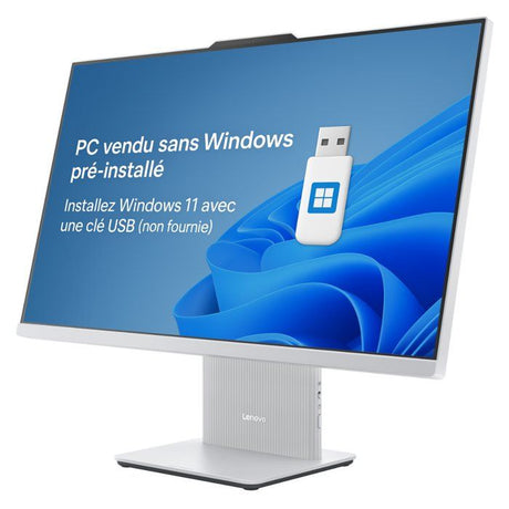 PC Tout-en-un LENOVO IdeaCentre AIO 27IRH9 | Sans Windows - 27 FHD - Core i3-1315U - 16 Go - 512 Go - Clavier + Souris sans fil