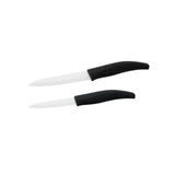 Lot de 2 couteaux - NIROSTA - Lames en céramique de 12,5 et 18 cm de long