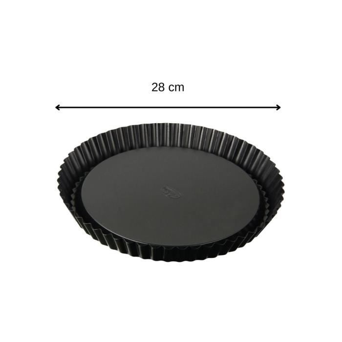 Duo Moule a tarte renversée et moule a manqué a charniere - DR oeTKER - Tradition - 28 et 26 cm