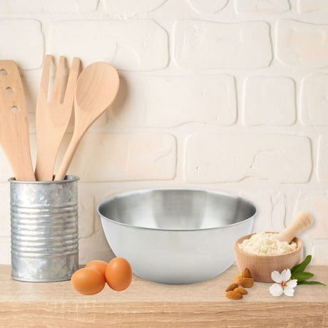 Set de 2 Saladiers et couverts a salade - FACKELMANN - 20,5 et 25 cm