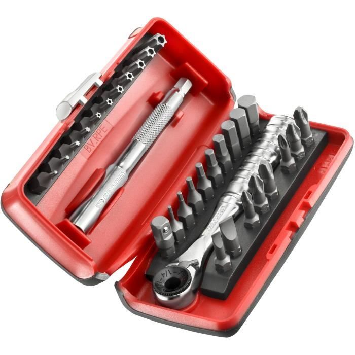 Coffret d'embouts 1/4'' - FACOM - R.PEJ31PB - 31 pieces