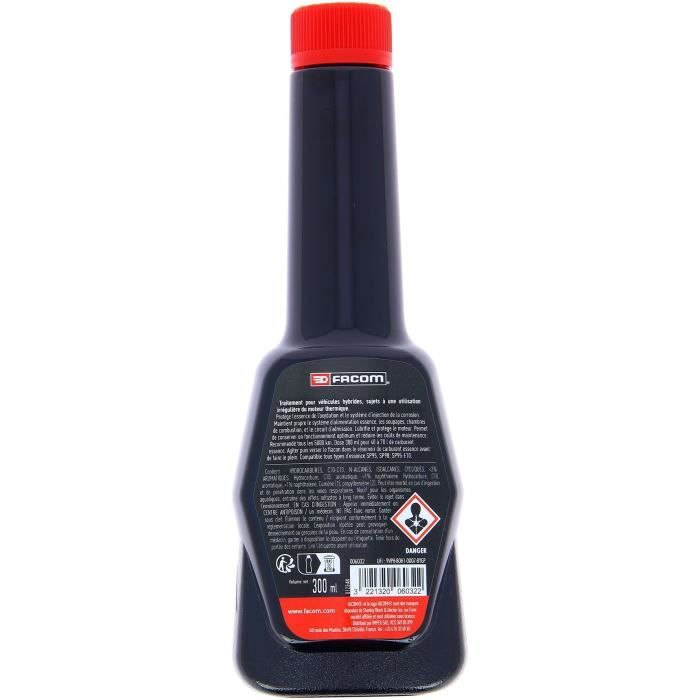 Traitement essence véhicules hybride 300mL - FACOM - Nettoie & protege le circuit d'injection