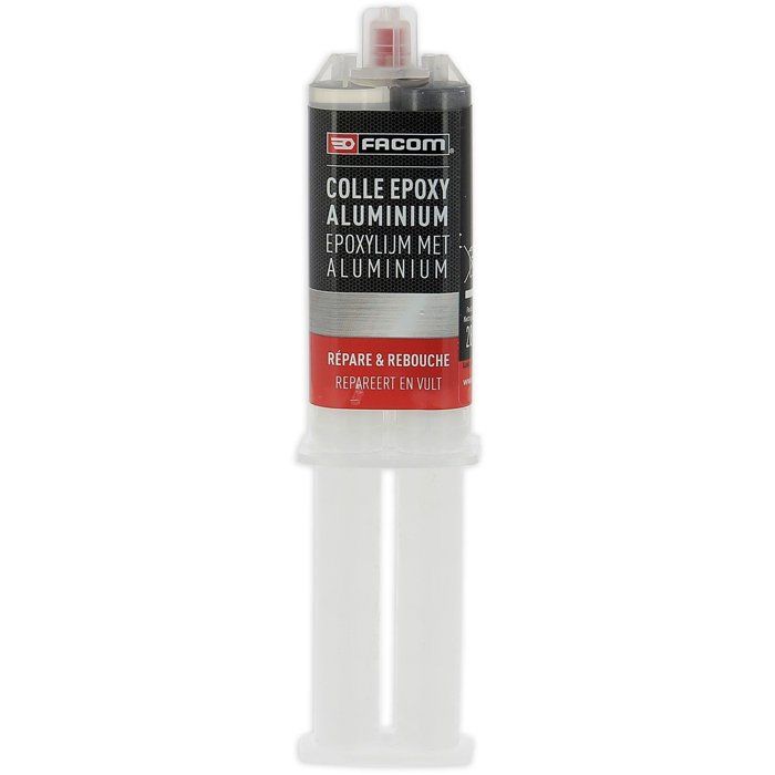 Colle epoxy alu bi-composant  28g - FACOM -  pour pieces métalliques-plastiques-bois
