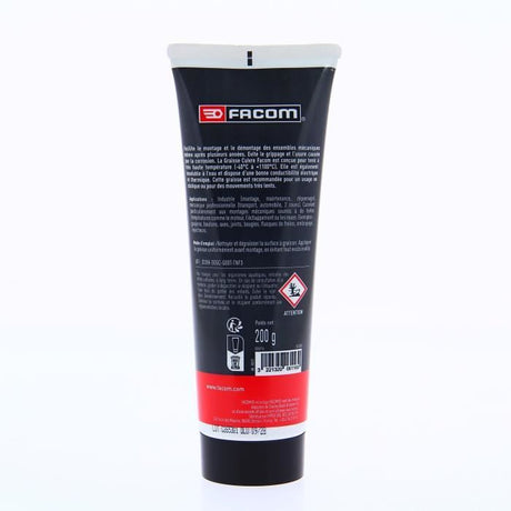 Graisse cuivre haute température 200g - FACOM - (-20°C a +1000°C) - Pour le montage, le démontage