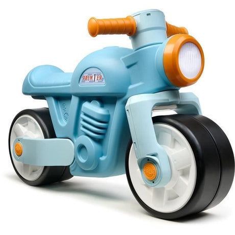 Draisienne Moto Premier - FALK - Avec roues silencieuses - Bleu - 75% Plastique Recyclé - 100% Fabriqué en France - Des 12 mois